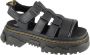 Dr. Martens Dr. Mattison 3 Strap Sandals Vrouwen Zwart Sandalen - Thumbnail 1