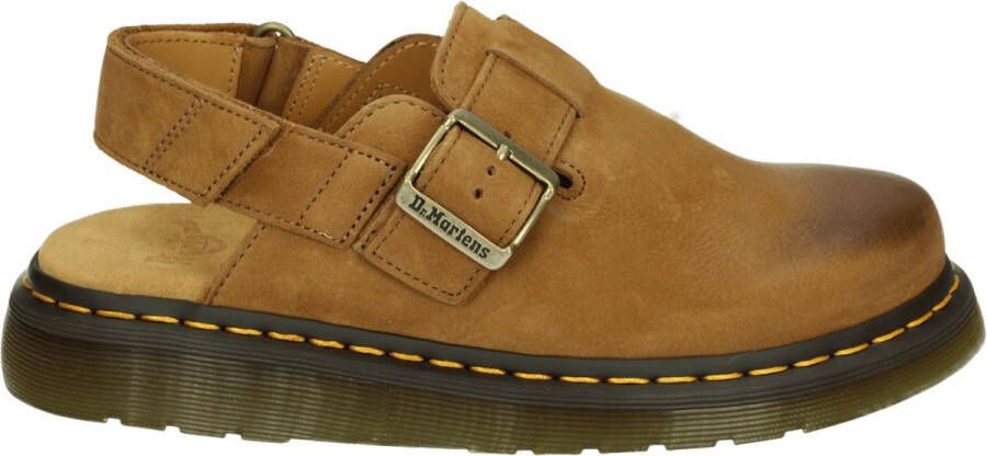 Dr. Martens JORGE~II~DESSERT~BROWN~~~~~~~~ Platte sandalenDames Sandalen Cognac