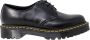Dr. Martens 1461 Quad Smooth Leather Platform Schoenen Zwart Gepolijst Glad Black Dames - Thumbnail 36