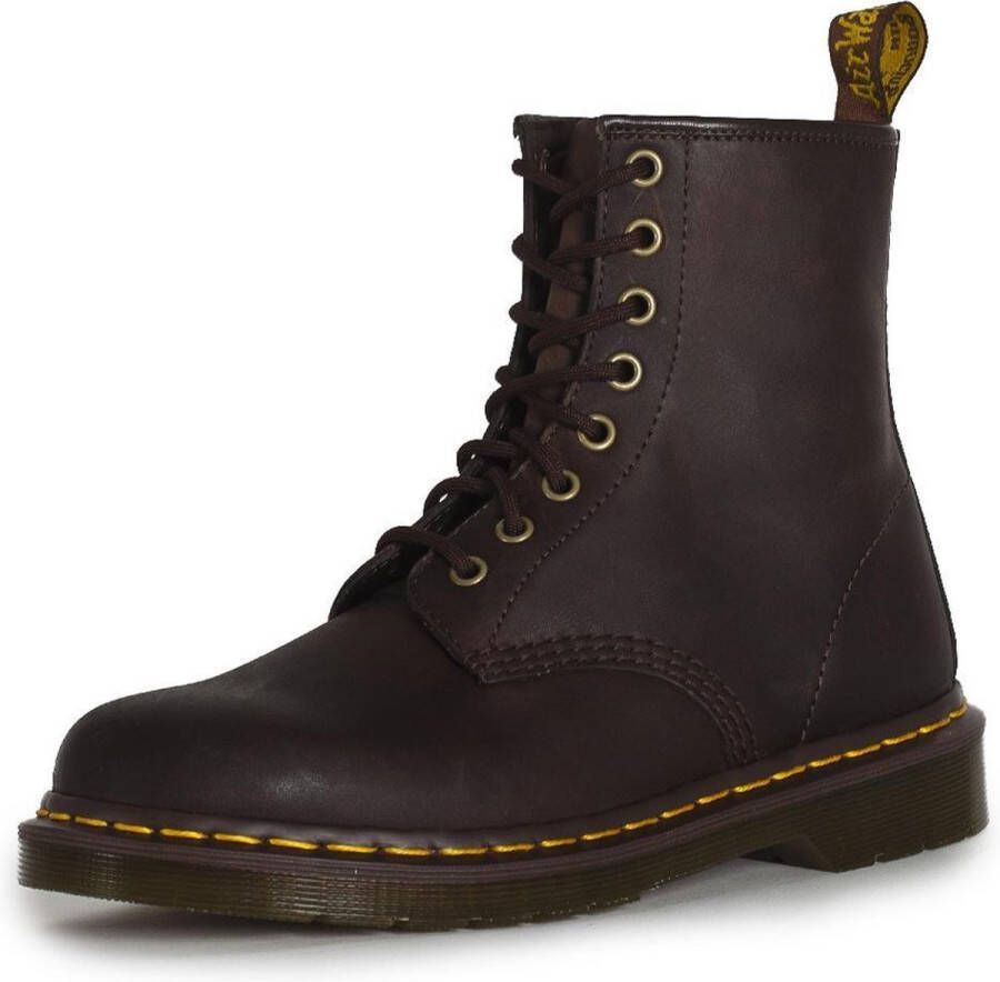 Dr Martens Dr. Martens 1460 J Gaucho Wildhorse Lamper leren veterboots donkerbruin - Foto 4