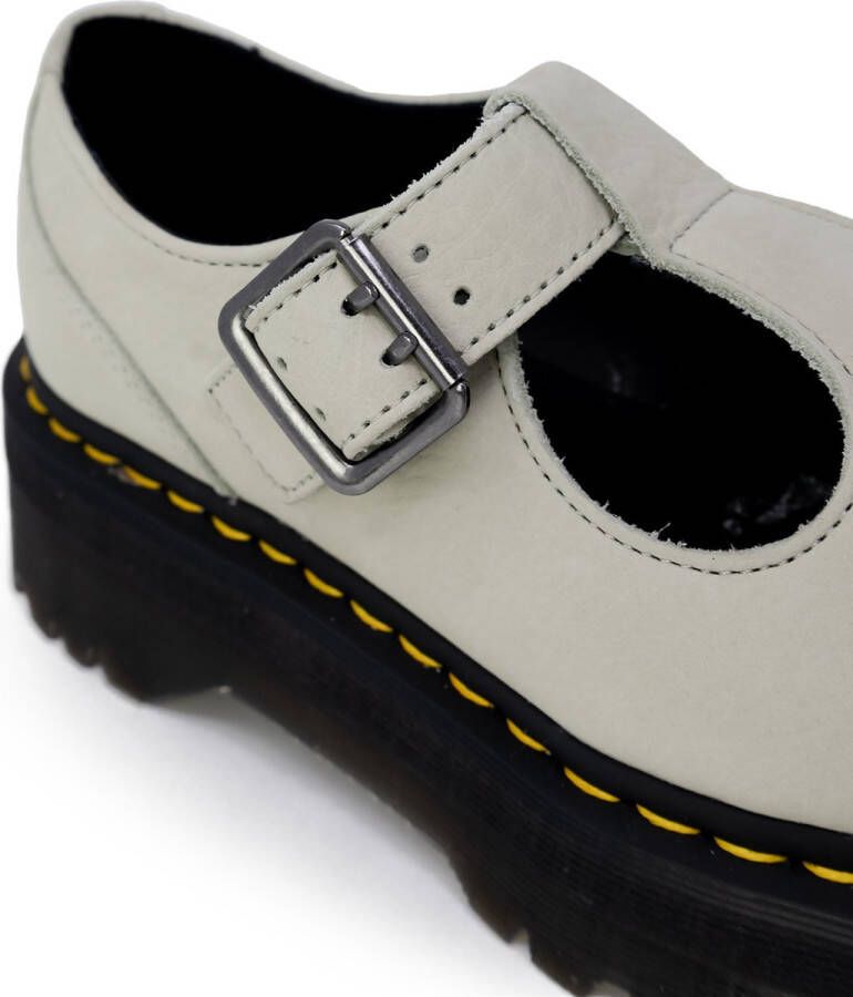 Dr. Martens Klassieke Leren Platte Schoenen voor Vrouwen White Dames