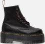 Dr. Martens Zwarte veterschoenen met hoge platform voor moedige vrouwen Black Dames - Thumbnail 1