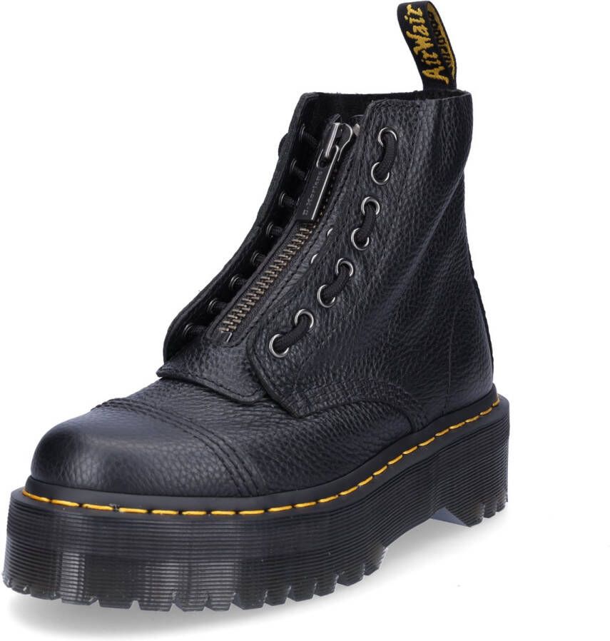 Dr Martens Dr. Martens SINCLAIR BLACK MILLED NAPPA Volwassenen VeterlaarzenHalf hoge schoenen Kleur Zwart - Foto 4
