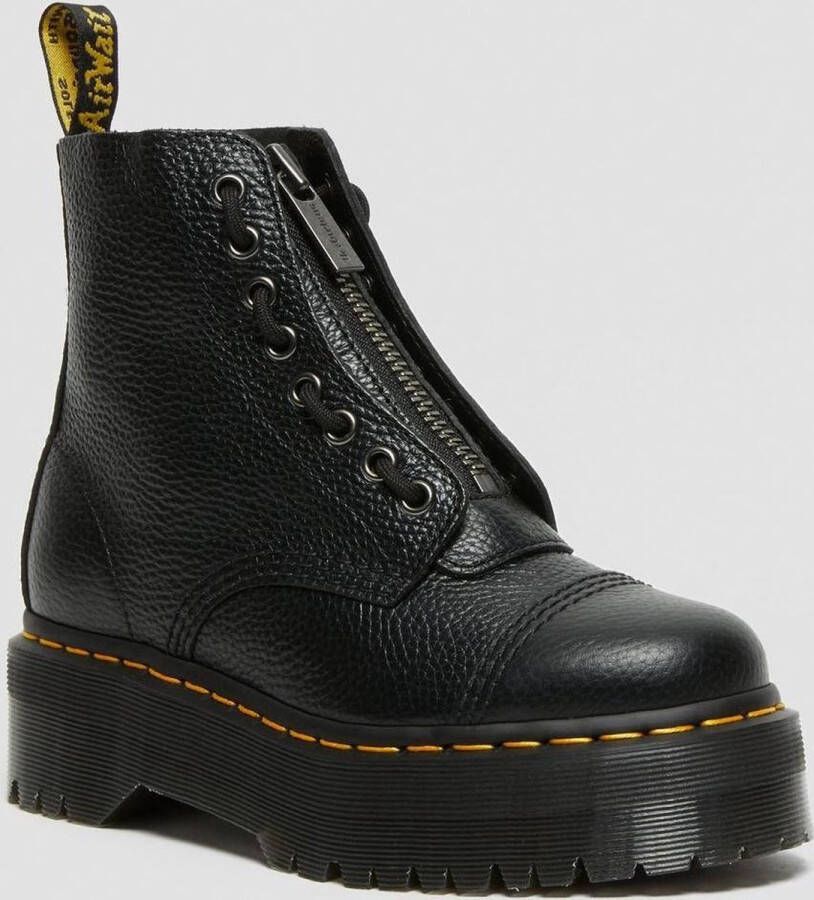 Dr Martens Dr. Martens SINCLAIR BLACK MILLED NAPPA Volwassenen VeterlaarzenHalf hoge schoenen Kleur Zwart - Foto 8