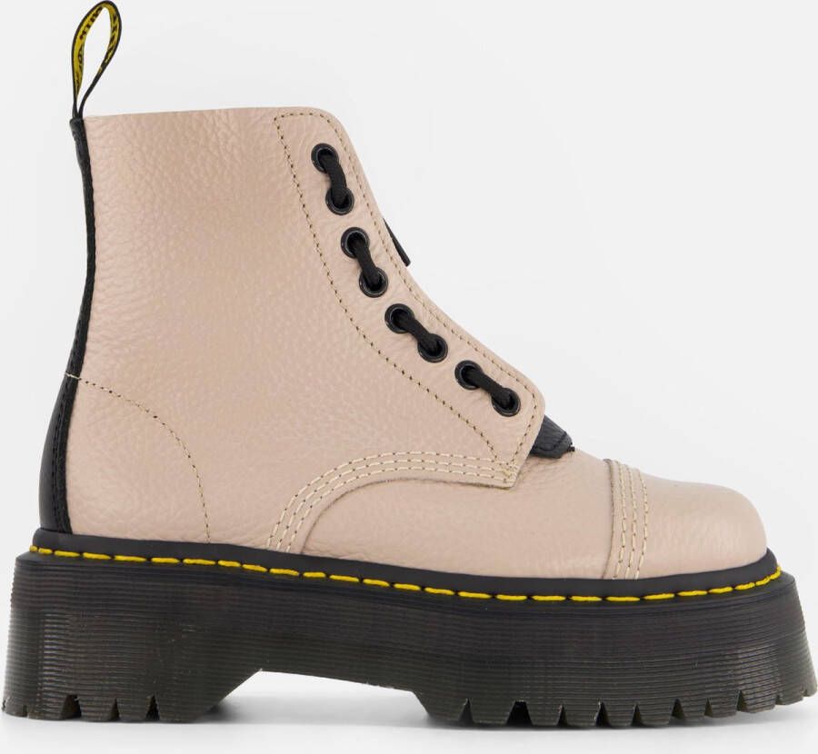 Dr. Martens Witte Leren Laarzen met Afneembare Rits White Dames