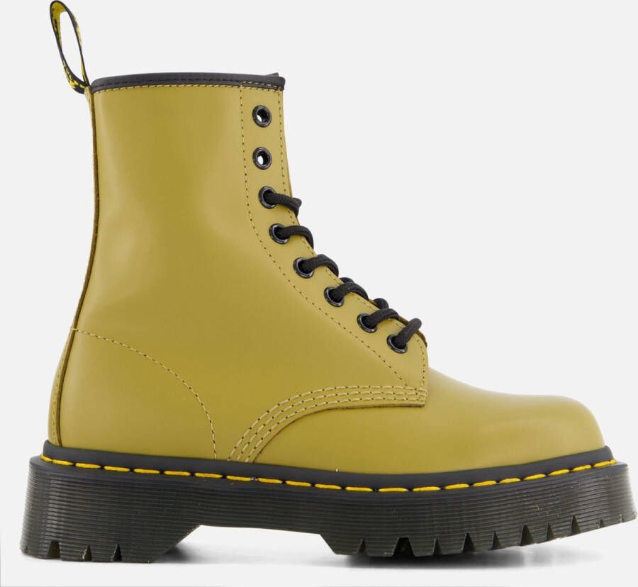 Dr. Martens Veterboots groen Leer