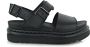 Dr. Martens Zwarte platte schoenen met verstelbare gespen en lichte sleehak Black Dames - Thumbnail 3