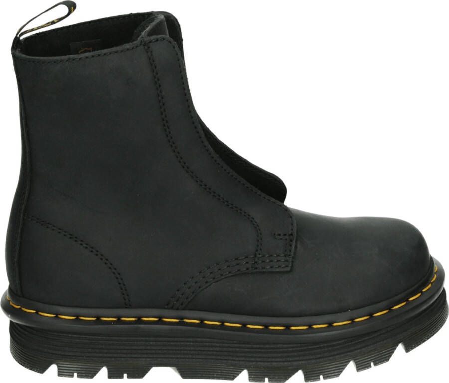 Dr. Martens ZEBZAG LACE LESS LACELESS BOOT Laarsjes Zwart