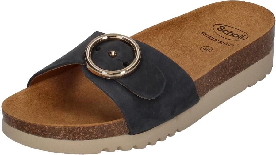 Dr. Scholl's Scholl Dames Malibu Mules Navy Blauw