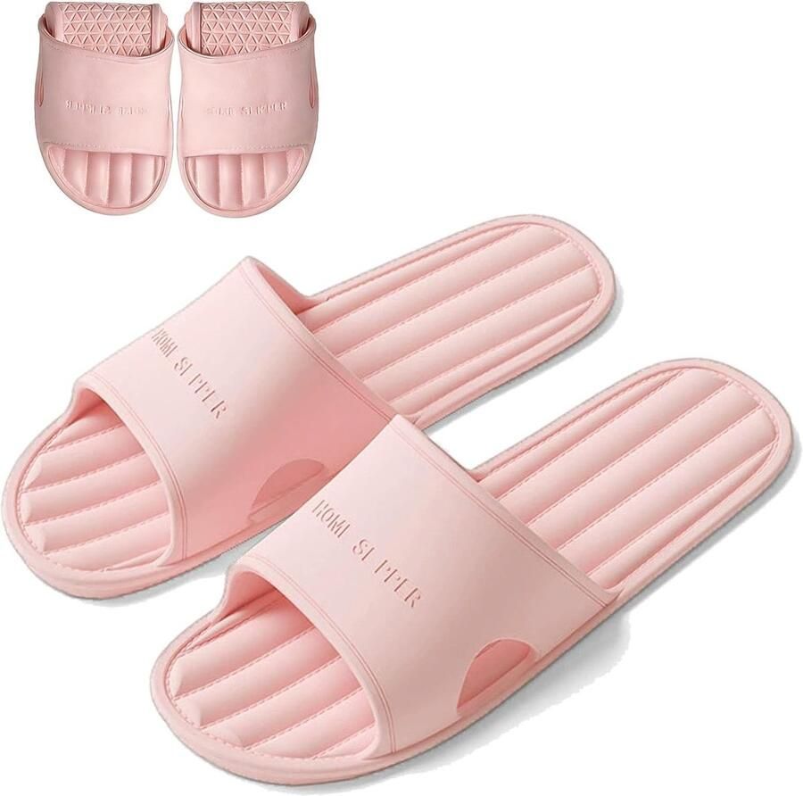Draagbare antislip doucheschoenen voor hotel en spa sneldrogend en comfortabel voor onderweg