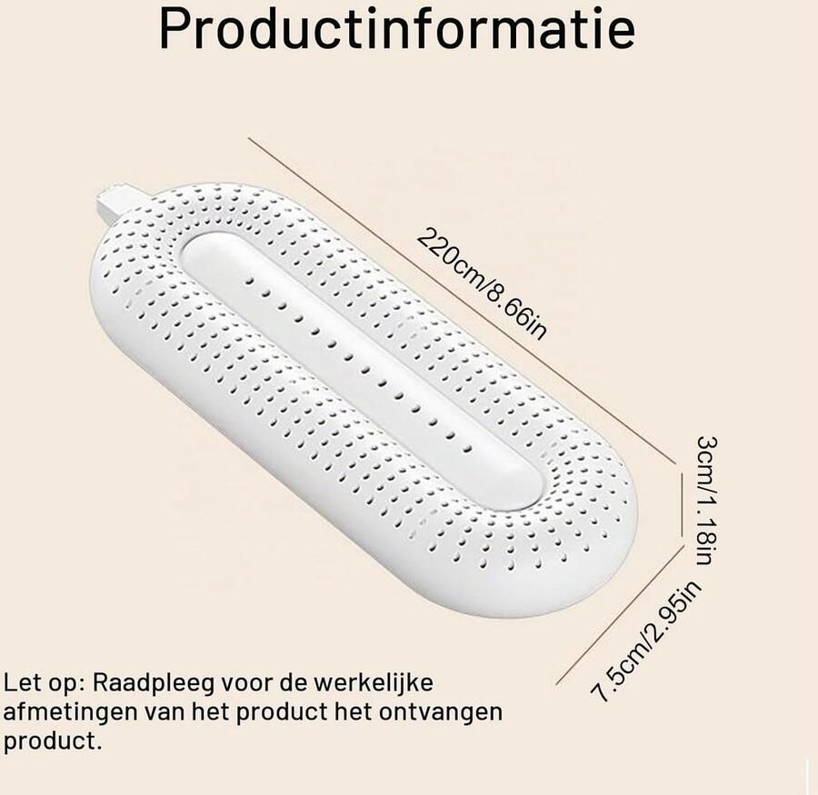 Draagbare Schoenendroger met 3 Modi en Timer voor Snel Droge Schoenen Laarzen en Sokken