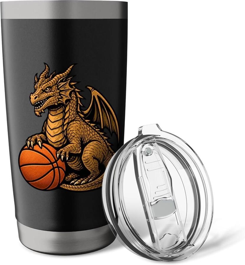 Draak met Basketbal Thermosbeker
