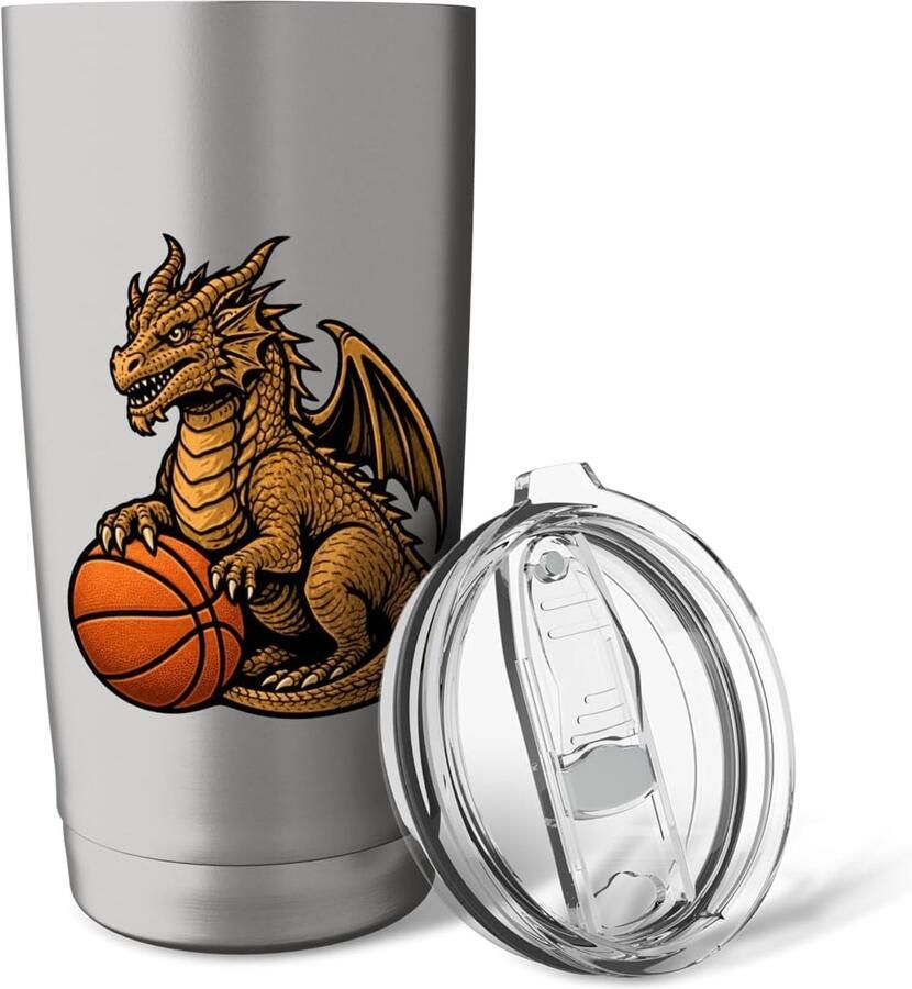 Draak met Basketbal Thermosbeker