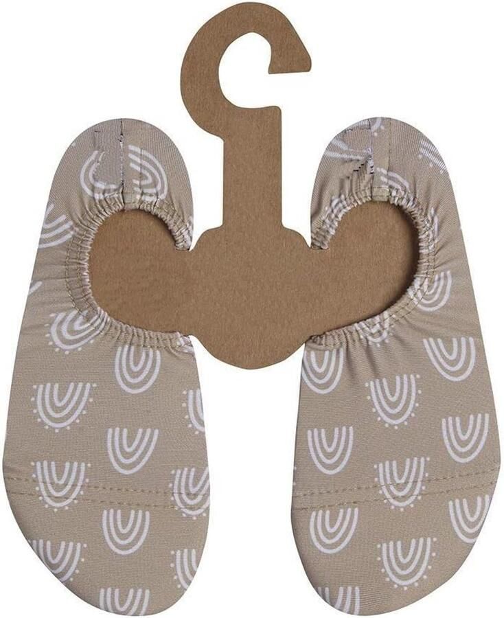 Dream Junior Strandschoenen voor kinderen aquaschoenen zwemschoenen voor meisjes in roze met witte hartjes verschillende maten
