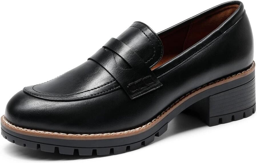 DREAM PAIRS Dames Loafers Comfortabele Moccasins Instappers Zakelijk