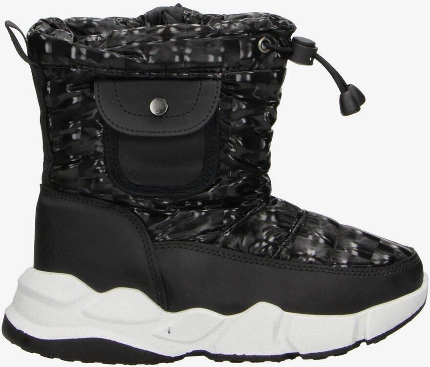 DREAM PAIRS gevoerde kinder snowboots zwart Moonboots