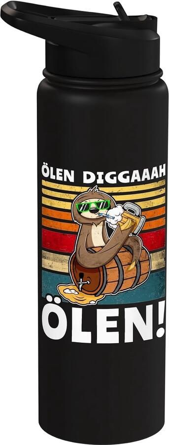 Drinkfles met grappige teksten voor bierliefhebbers
