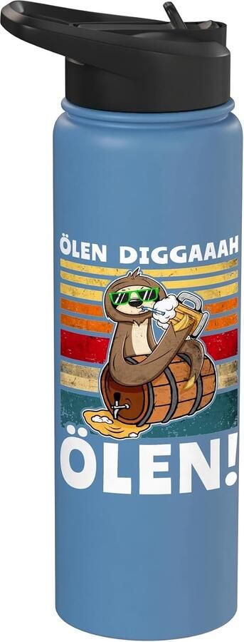Drinkfles met grappige teksten voor bierliefhebbers