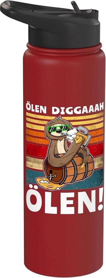 Drinkfles met grappige teksten voor bierliefhebbers