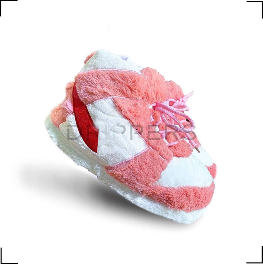 DRIPPER s Sneaker Sloffen One Size Fits All Roze Pantoffels Geïnspireerd door Nike Dunk