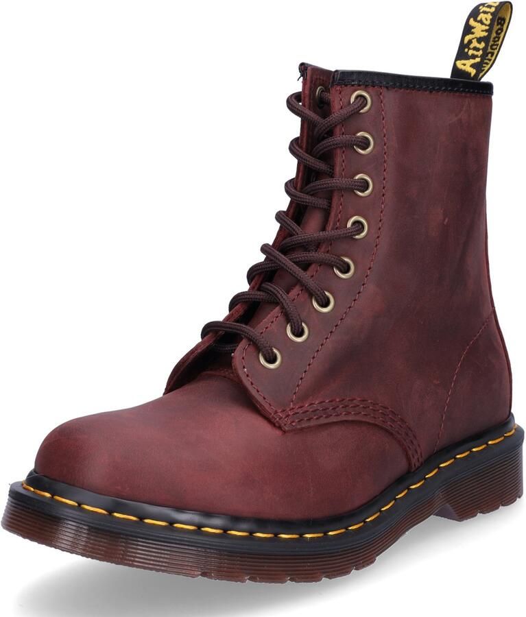 Dr.Martens Dr Martens 1460 Crazy Horse leren laarzen bordeauxrood