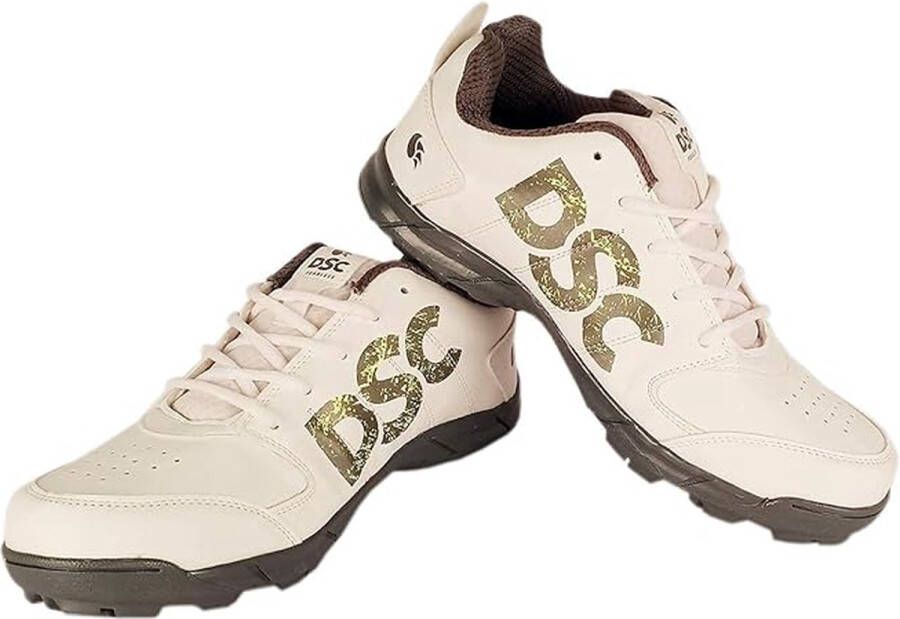 DSC Beamer Cricket Shoe Grijs EU Voor heren en jongens Materiaal: Polyvinylchloride Lange levensduur Ademend mesh voor betere prestaties