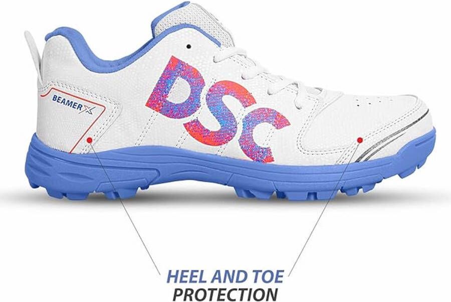 DSC Beamer X cricketschoenen pastelblauw EU Voor heren en jongens Materiaal: polyvinylchloride Lichtgewicht en zeer duurzaam Langdurige prestaties