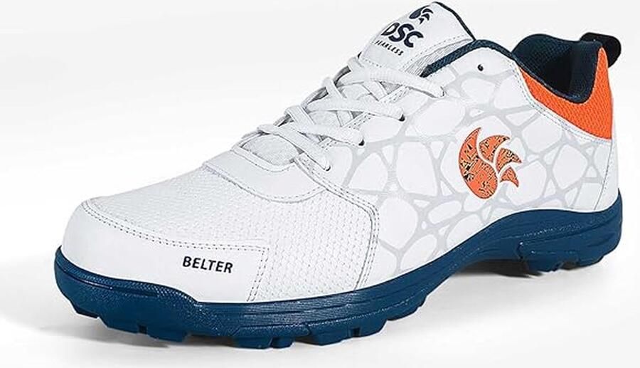 DSC Belter Cricket Shoes Sea Green For Boys and Men Eva Sock Liner Lightweight Outsole Durable 8