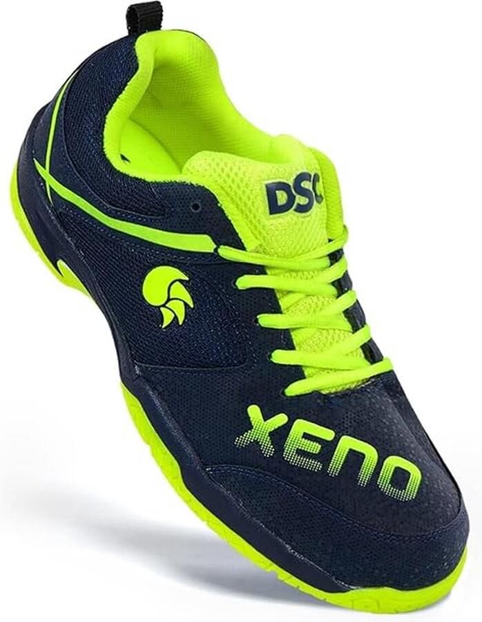 DSC Xeno Badmintonschoenen Heren (43 EU) Padel Schoenen Heren Sportschoenen Heren Basketbal Schoenen Non-Marking Zool Lichtgewicht & Ademend Voor Badminton Squash Tafeltennis & Volleybal
