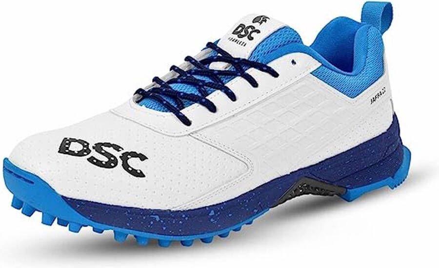DSC JAFFA 22 CRICKET SCHOENEN VOOR MEN EN JONGENS WIT-NAVY