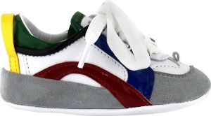 Dsquared2 72168 Sneakers Kids Wit Zwart Rood Groen Blauw