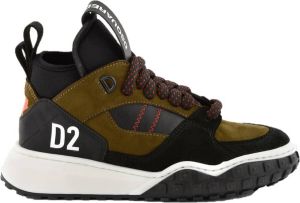 Dsquared2 72300 Hoge Sneakers Bruin Zwart