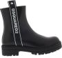 Dsquared2 Logo Embroidered Ankle Boots Zwart Dames - Thumbnail 1