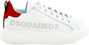 Dsquared2 Ginevra Bianco 73683 Sneaker Wit Rood