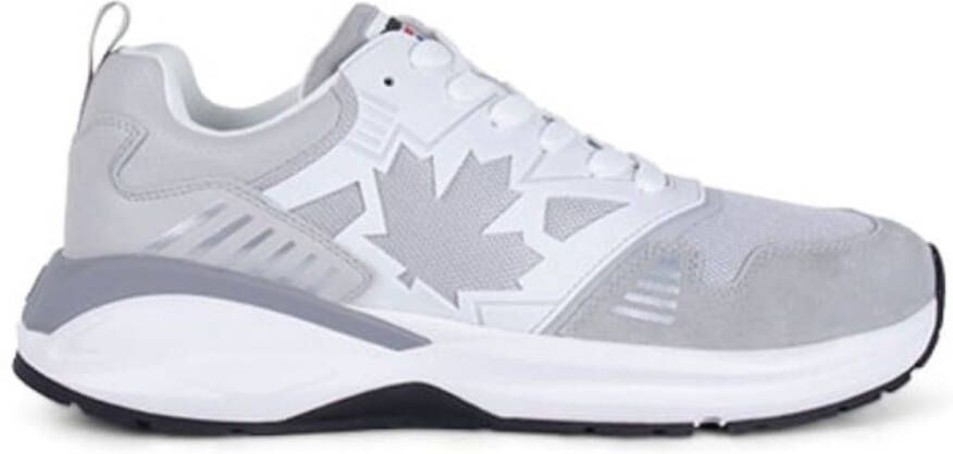 Dsquared2 Lace-Up Low Top Sneakers Grijs Heren