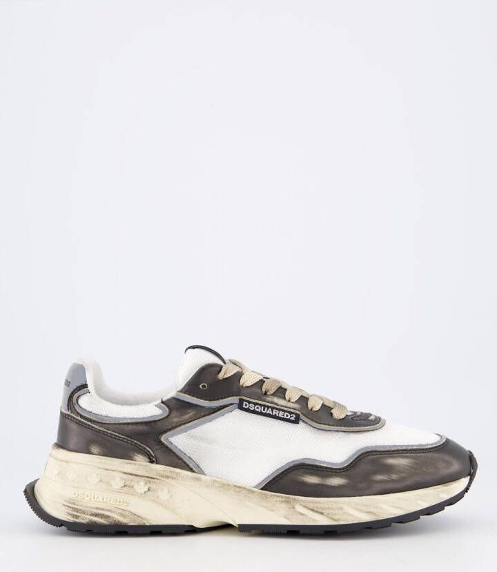 Dsquared2 Heren Sprinter Sneaker Zwart Wit