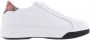 Dsquared2 Lage Sneakers met Veters voor Dames White Dames - Thumbnail 1