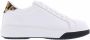 Dsquared2 Leren Lace-Up Low Top Sneakers White Dames - Thumbnail 1