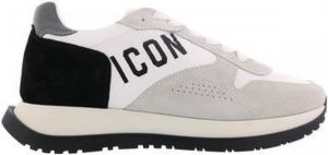Dsquared2 Sneakers low Running Veloursleder Wit Heren