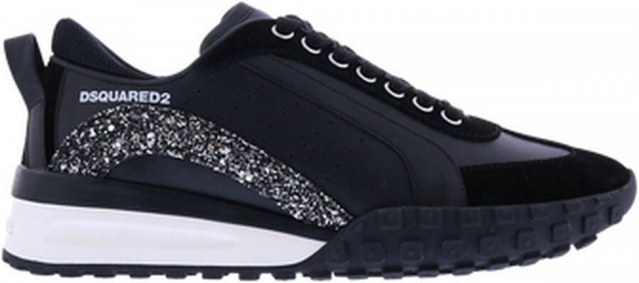 voetstappen vonnis Kwalificatie Dsquared2 Lace-Up Low Top Sneakers Dames ½ Zwart - Schoenen.nl