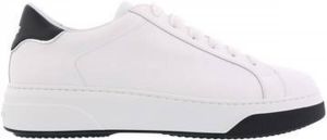 Dsquared2 Lage Top Veterschoenen voor Heren Wit Heren
