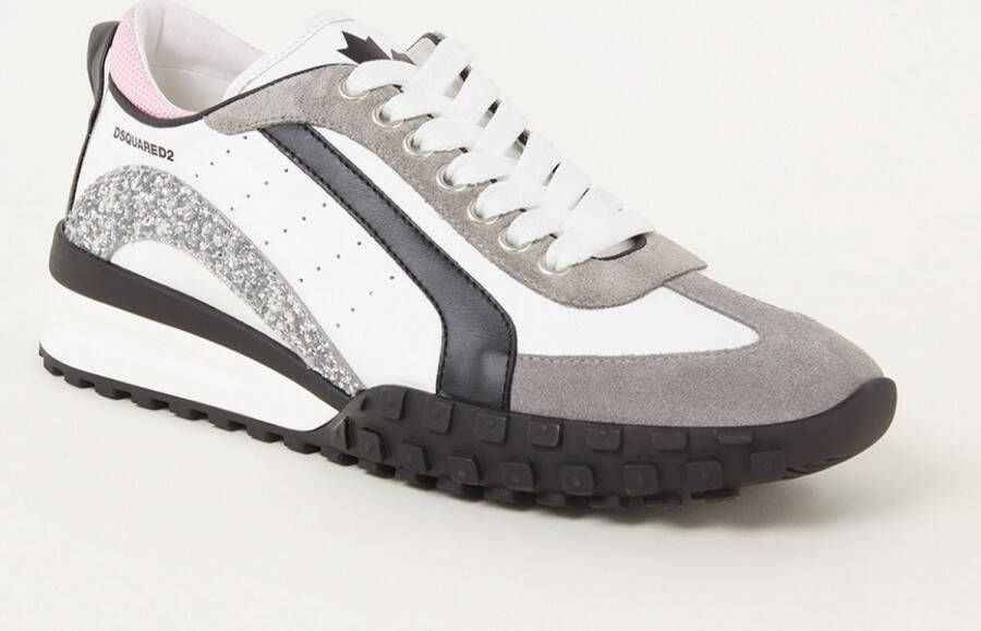 Dsquared 2 Legend sneaker met kalfsleren details