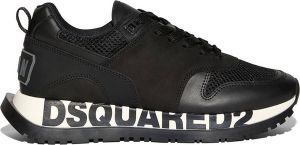 Dsquared2 runner zwarte merknaam op zool Zwart Maat :