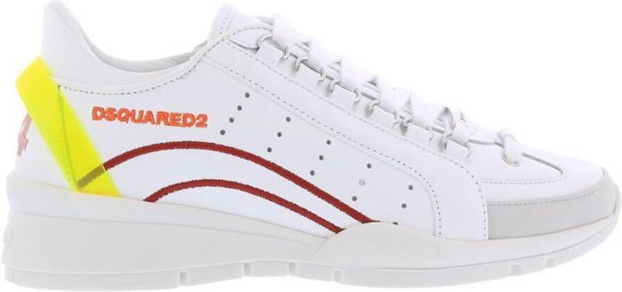 Dsquared2 Luxe Leren Sneakers White Dames