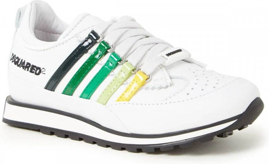 Dsquared2 Sneaker van leer Wit Groen