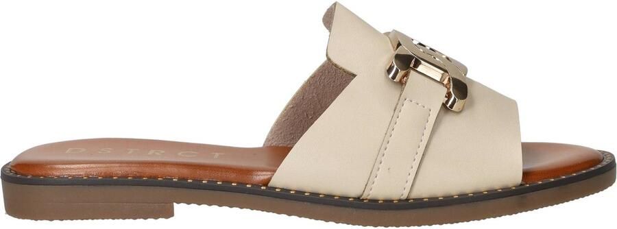 DSTRCT Slippers Dames Beige