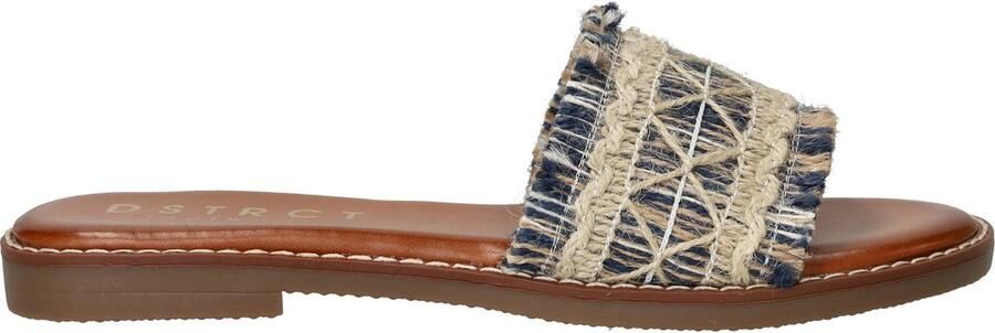 DSTRCT Slippers Dames Blauw
