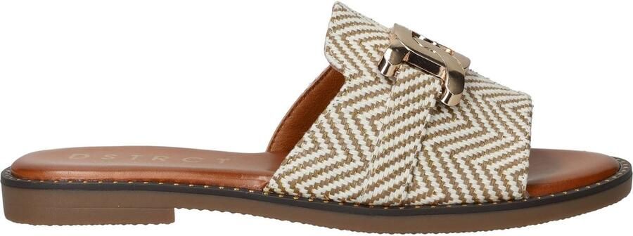 DSTRCT Slippers Dames Goud