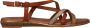 Dstrct Sandaal Sandalen Dames Cognac - Thumbnail 1