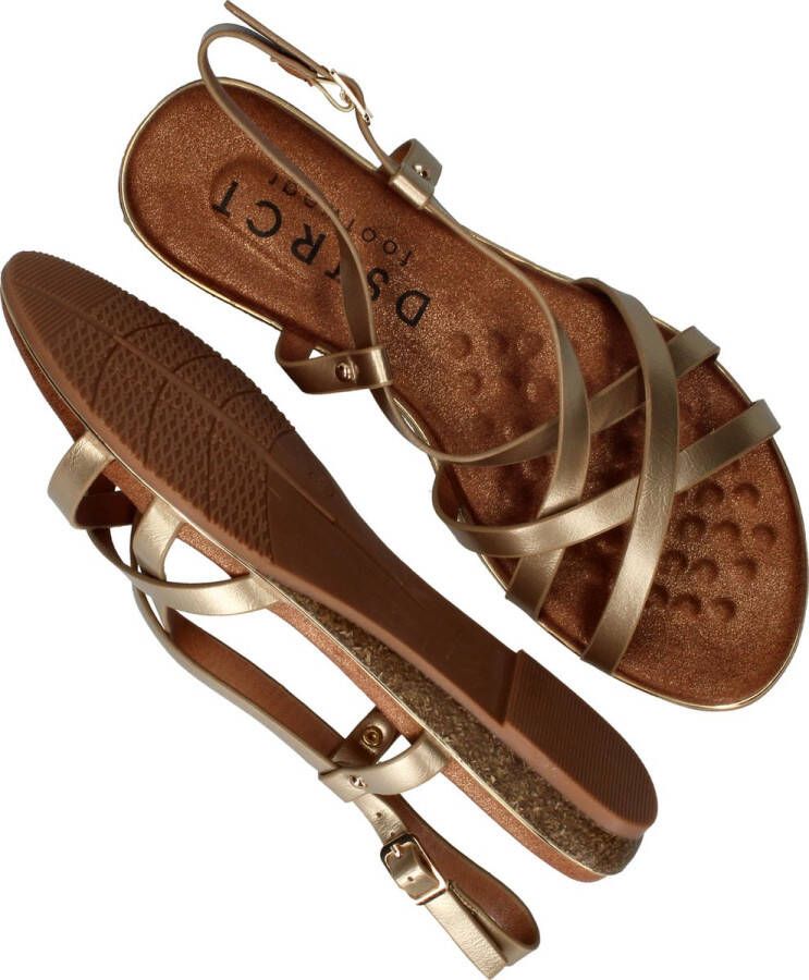 Dstrct Sandaal Sandalen Dames Goud